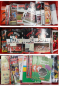 Extensive collection of Manchester United football programmes 1970-90s including 1990 & 1994 FA