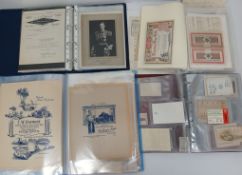 4 albums of ephemera including advertising leaflets, billheads, tickets etc.