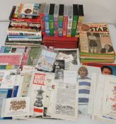 Quantity of sporting memorabilia including selection of football magazines -1950s / 60s Soccer