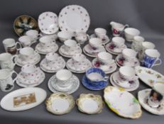 Collection of trios includes Jackson and Gosling, Denbro, Royal Stafford Harmony, Crown Royal with