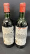 Red wine - 2 bottles of Chateau Lafitte Grand Vin Cotes de Bordeaux 1970