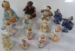 Selection of German porcelain nodders