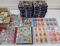 Quantity of Match Attax football trading cards, Pernini stickers, Merlin's Autograph Edition