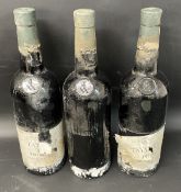 3 bottles of Taylor's 1975 Vintage Port