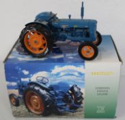 Fordson Power Major 1/16 model tractor, dusty and one headlamp missing