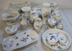 Mixed selection of ceramics mostly Aynsley - Wild Tudor - vases, pots, jugs, 4 pieces of Wedgwood