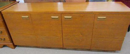 Retro sideboard L 185cm D 47cm Ht 74cm
