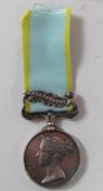 Crimea medal with Sebastopol clasp, awarded to No 3141 Robert Mills 71st Light Infantry