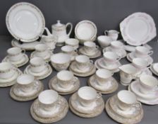 Tea sets includes - Royal Albert Belinda tea set with 4 bowls and 4 dinner plates - Royal