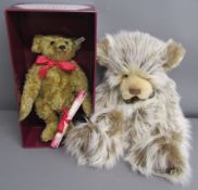 Steiff Tobias teddy bear exclusively for Hamleys limited edition 225/2000 & Isabelle Lee Charlie