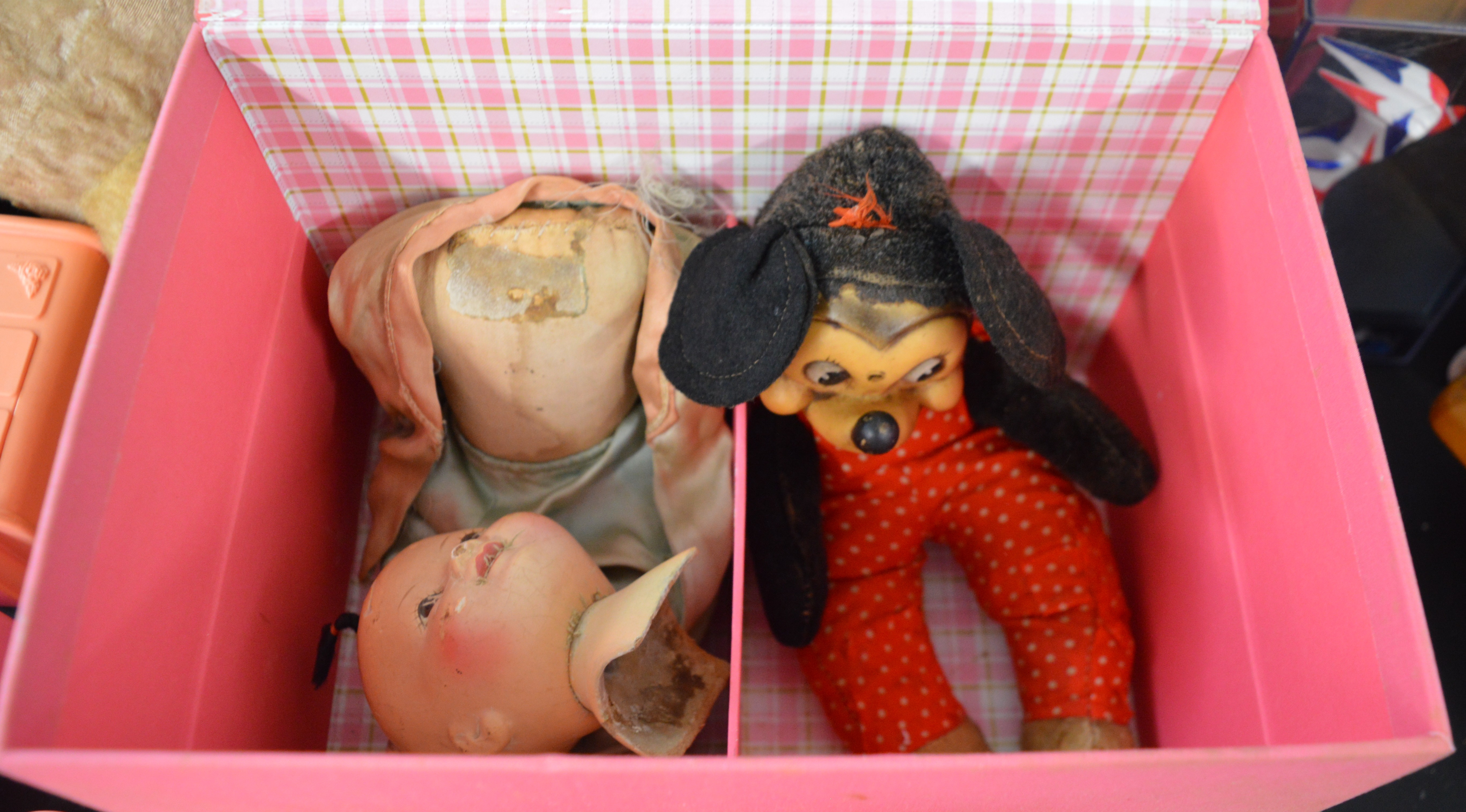 Collection of toys including Airfix, dolls, teddy bears including growler bear, Barbie furniture, - Image 6 of 7