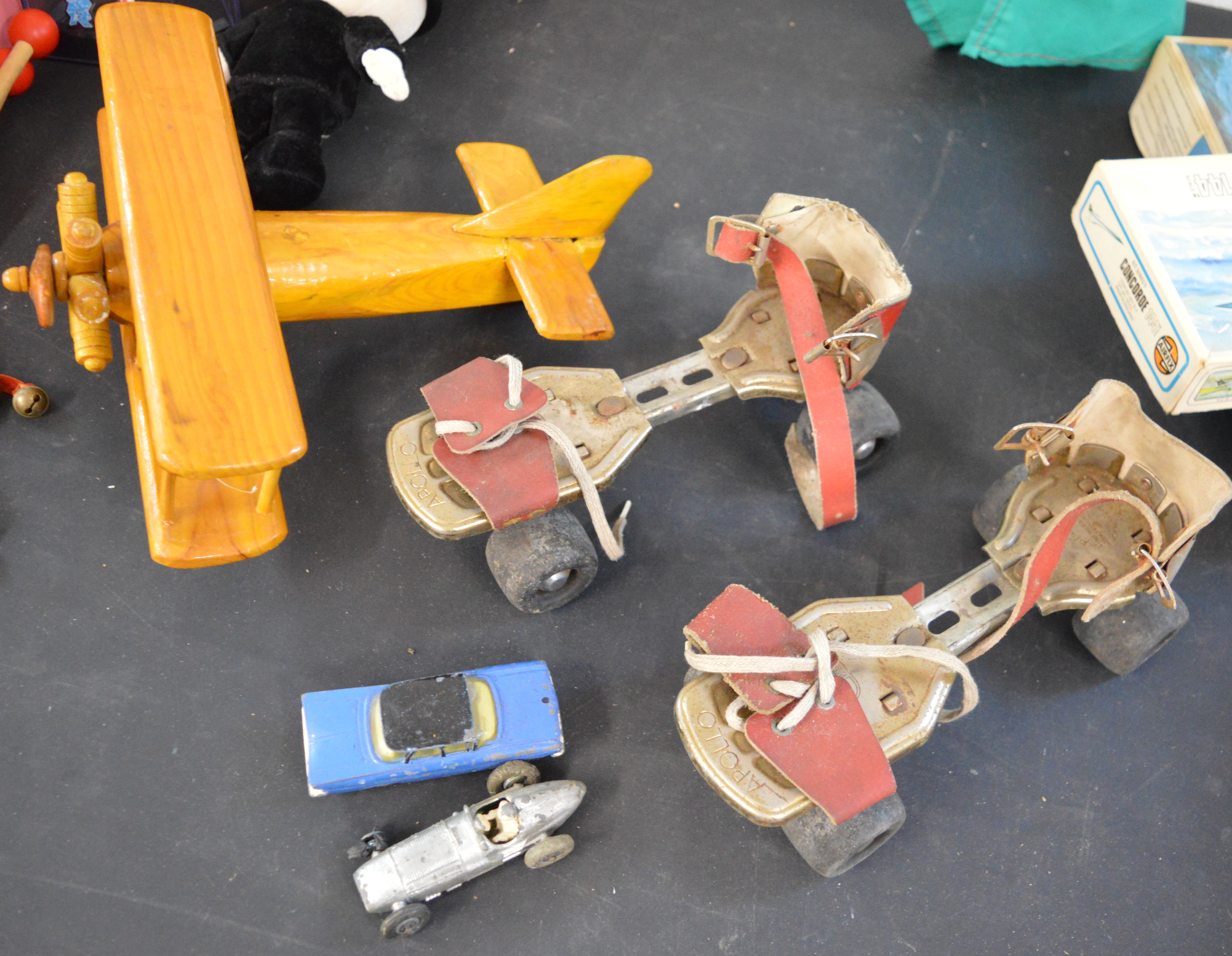 Collection of toys including Airfix, dolls, teddy bears including growler bear, Barbie furniture, - Image 4 of 7