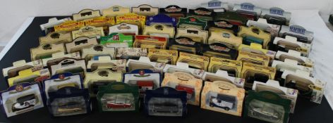 61 mixed diecast models, including Sporting Heroes, Days Gone, Trackside, Rolls Royce,  Heartbeat,