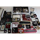 Large selection of costume jewellery