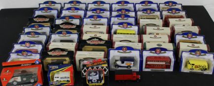 46 mixed diecast models including Oxford, Vanguard, Solido and Corgi