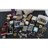 Large selection of costume jewellery
