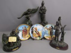 Native American Indian The Juliana Collection bronzed effect figurines also 3 limited edition