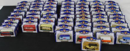 59 Oxford diecast models, including buses and 