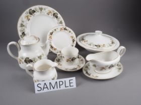 A Royal Doulton "Larchmont" combination service