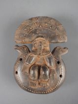 A pre-Columbian? Tairona Ocarina, 6" high (restored)