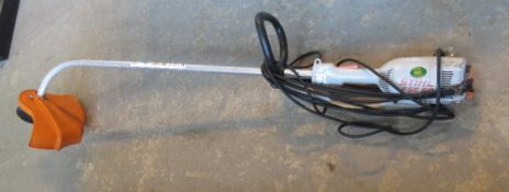 A Stihl FSE 60 strimmer. Disclaimer: electrical items are sold as untested and without guarantee.