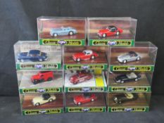 Scale model vehicles, Corgi Classic Models, 11 items.