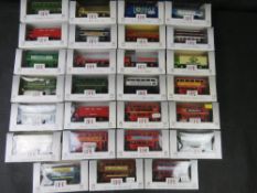 A quantity of 1:76 scale model commercial vehicles including buses by EFE (Exclusive First