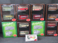 A quantity of 1:76 scale model commercial vehicles including buses by EFE (Exclusive First