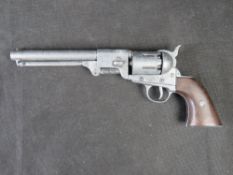A replica Navy Colt 1851 revolver marked BKA 98.