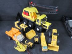 A quantity of assorted metal Tonka Toys