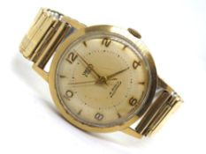 A 9ct gold Smiths Everest wristwatch,