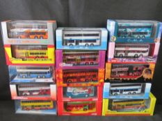 A quantity of various Asian scale model buses, includes Corgi.