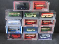 Corgi; a quantity of Original Omnibus buses and commercial vehicles.