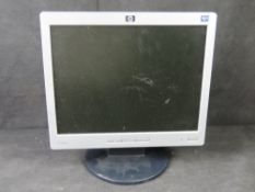 A HP monitor. Disclaimer: electrical items are sold as untested and without guarantee.