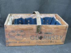 A vintage Guernsey Tomatoes trug.
