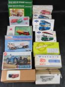 A quantity of scale model kits.