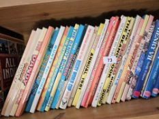 A quantity of around 25 Beano, Dandy, Krazy annuals from the 1980's and 90's.