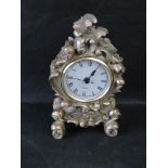 A contemporary mantle clock.