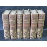 Books; Curiosities of Literature by Disraeli, published F. Warne & Co in six volumes c1901.