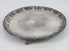 A HM silver salver by William Hutton & Sons Ltd,