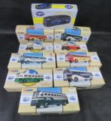 A quantity of Corgi scale model commercial vehicles.