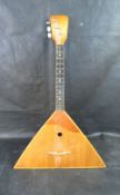 A balalaika stringed musical instrument.