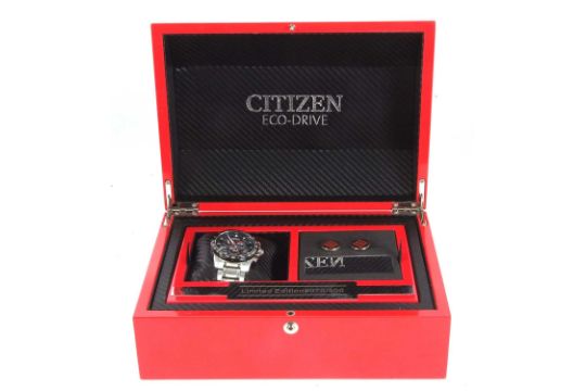 A Citizen Ecodrive Red Arrows Limited Edition gents wristwatch, the watch has a presentation box - Image 1 of 8