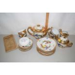 Chinese style gilt decorated tea set