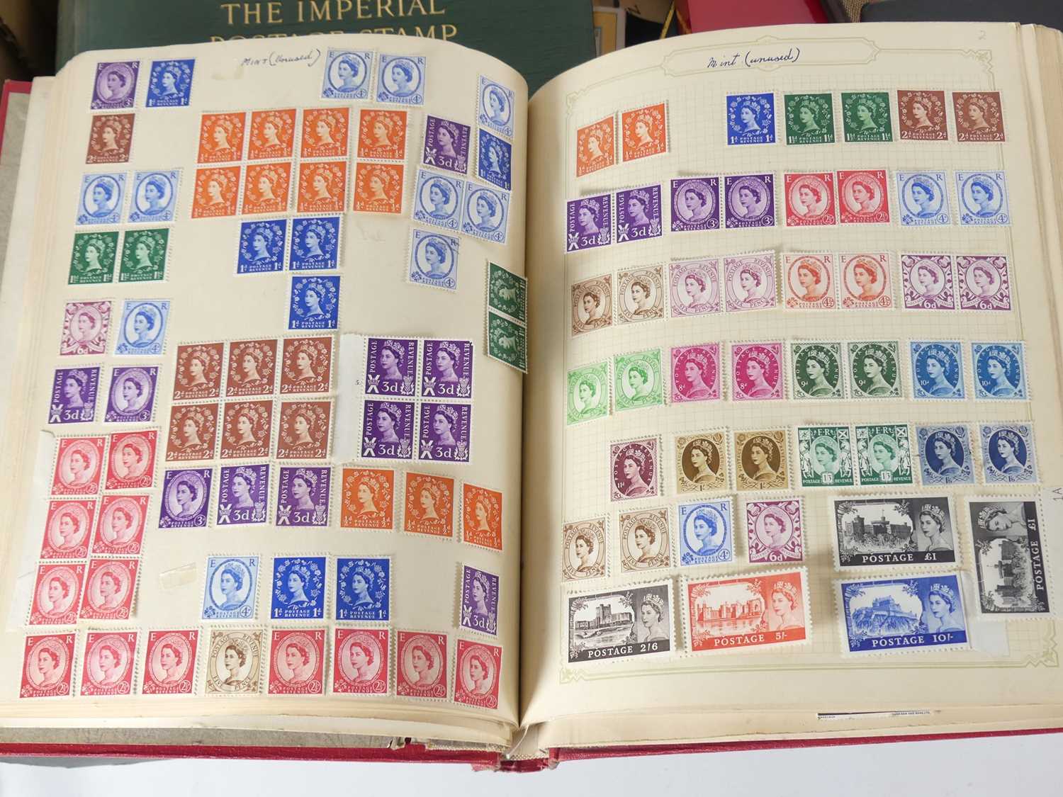 The Imperial Postage Stamp Album and contents of British and world ...