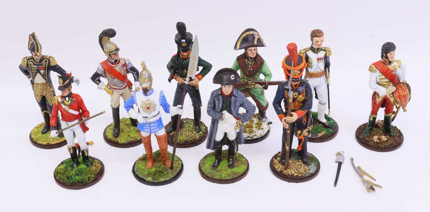 10 various loose 90mm scale white metal Tradition and Chas Stadden ...