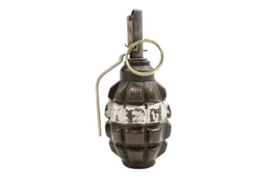 An inert Soviet F-1 fragmentation grenade - Image 1 of 3