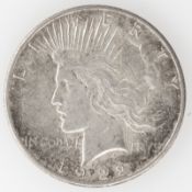 USA 1922, 1 Dollar - Silbermünze (Peace Dollar). Erhaltung: ss.