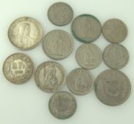 Schweiz, Lot Franken aus Auflösung. Dabei auch 3x Silber: 1x 2 Franken 1932, 1x 2 Franken 1943, 1x 5