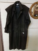 A Maclean leather collection trench coat